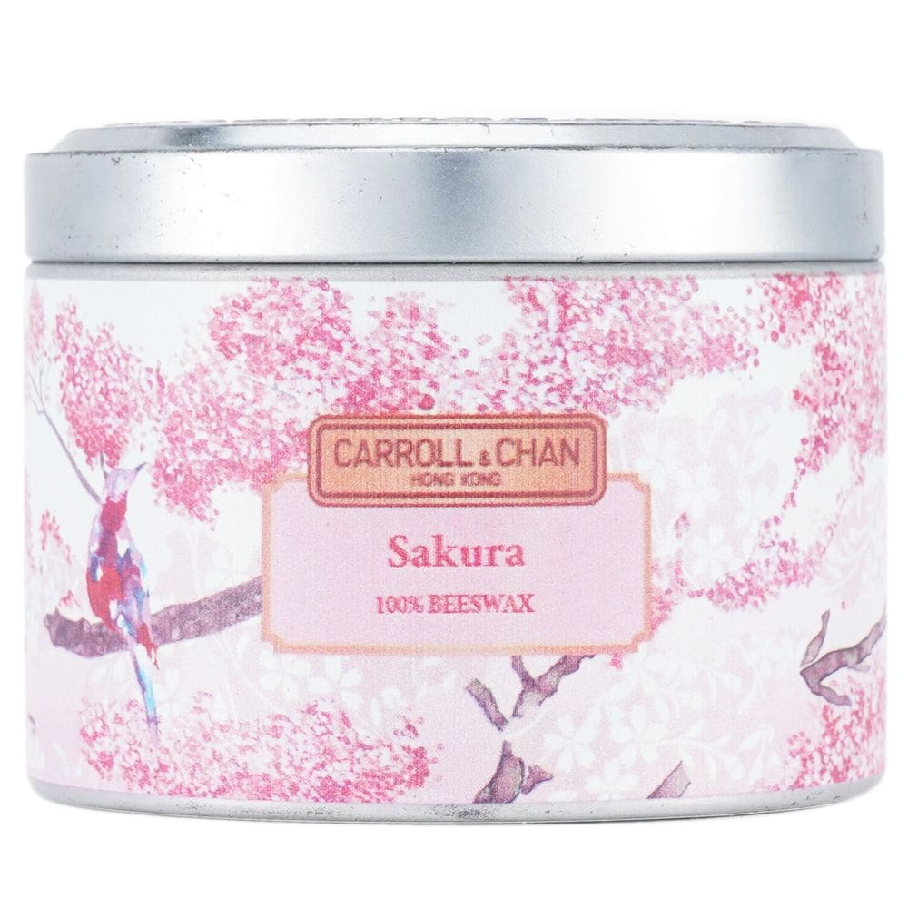Candle Carroll & Chan 100% cera de abelha Sakura Scent 25h Burn