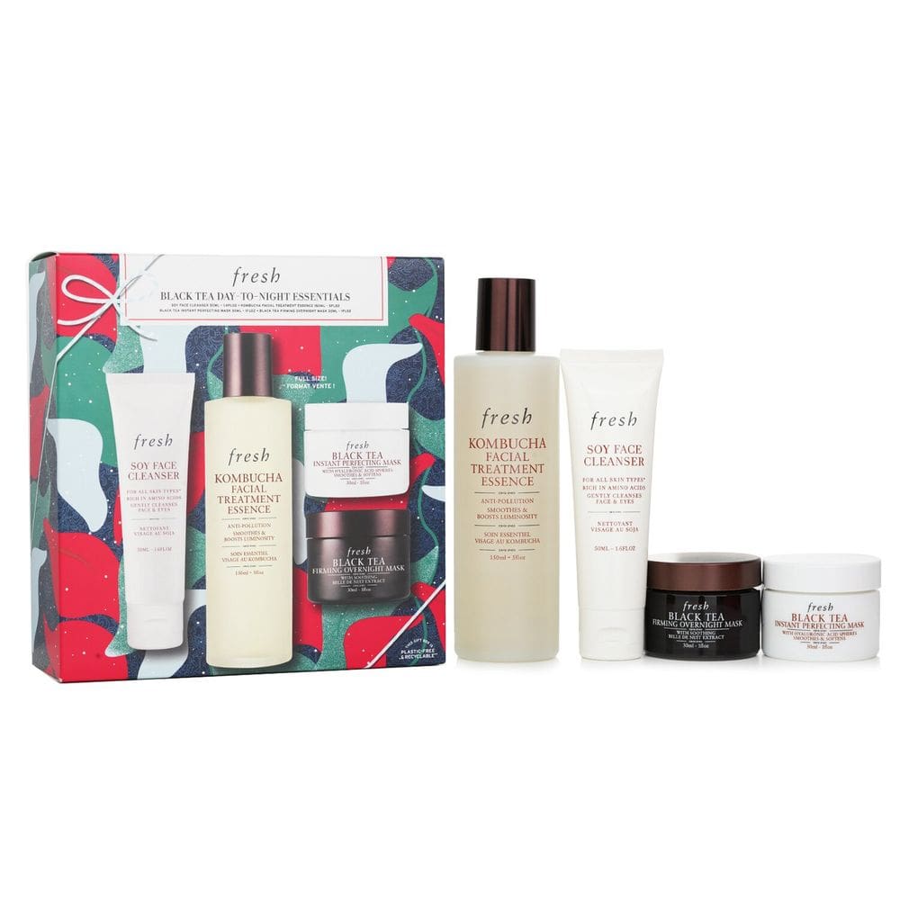 Conjunto de chá Fresh Soy Face Cleanser 50mL, Kombucha F.T. Essence 150mL
