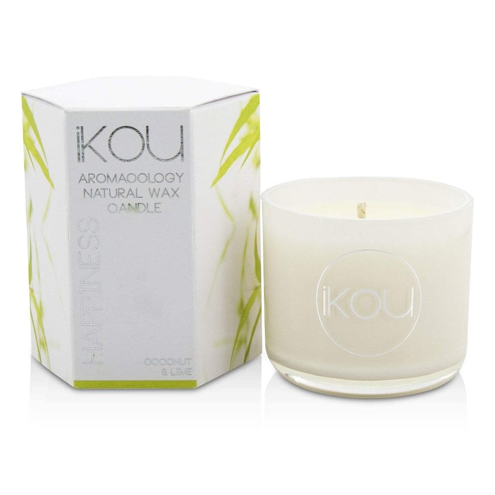 Vela Ikou Cera Natural Coco e Limão 5x5 cm