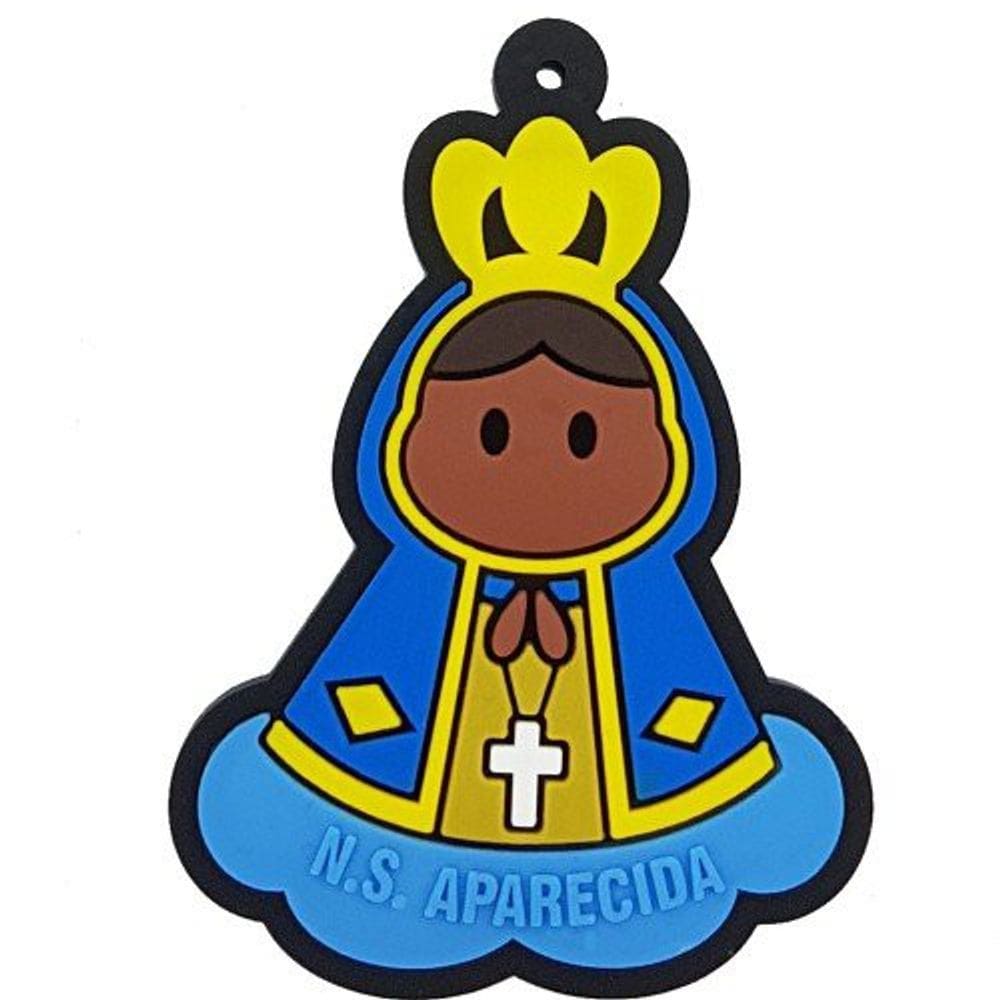 Chaveiro Emborrachado Nossa Senhora Aparecida
