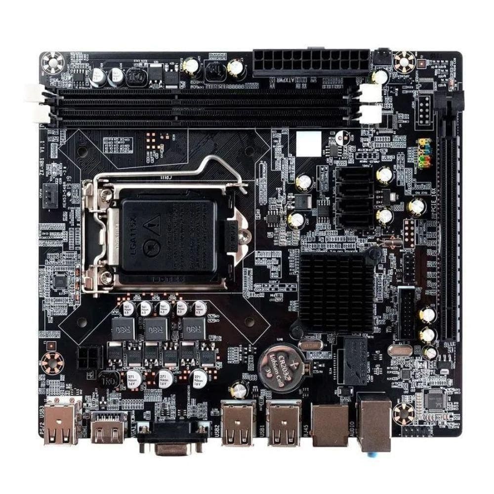 Placa Mãe Tob H61 Box Lga1155 Chipset Intel H61 Hdmi (s,v,r) Ddr3