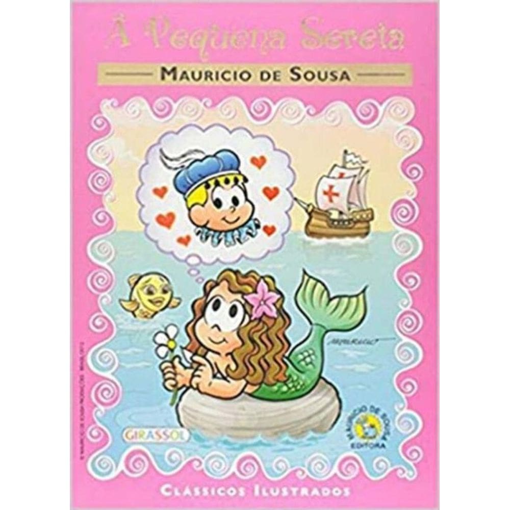 Turma da Monica - Clas Ilust - Pequena Sereia