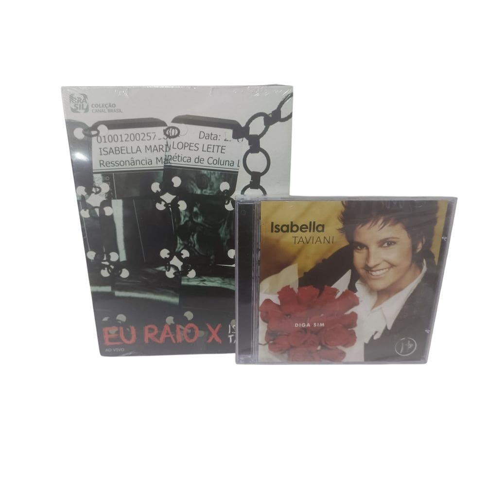 Dvd + Cd Isabella Taviani - Eu Raio X - Ao Vivo /CD Diga Sim