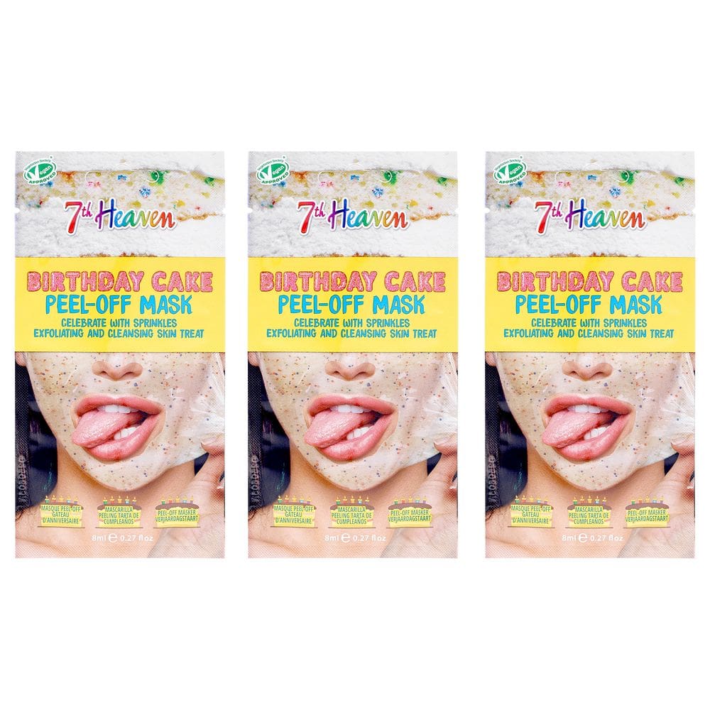 Máscara facial 7th Heaven Birthday Cake Peel-Off Esfoliante