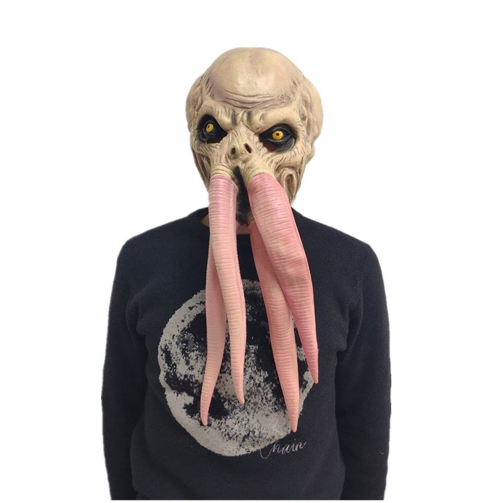 Máscara de cabeça cheia Baldur`s Gate 3 Mind Flayer Octopus Latex