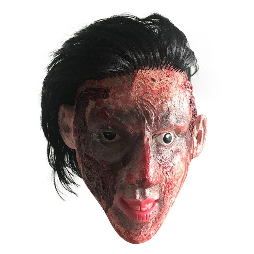 Máscara facial Halloween Horror Bloody Chainsaw Killer Latex