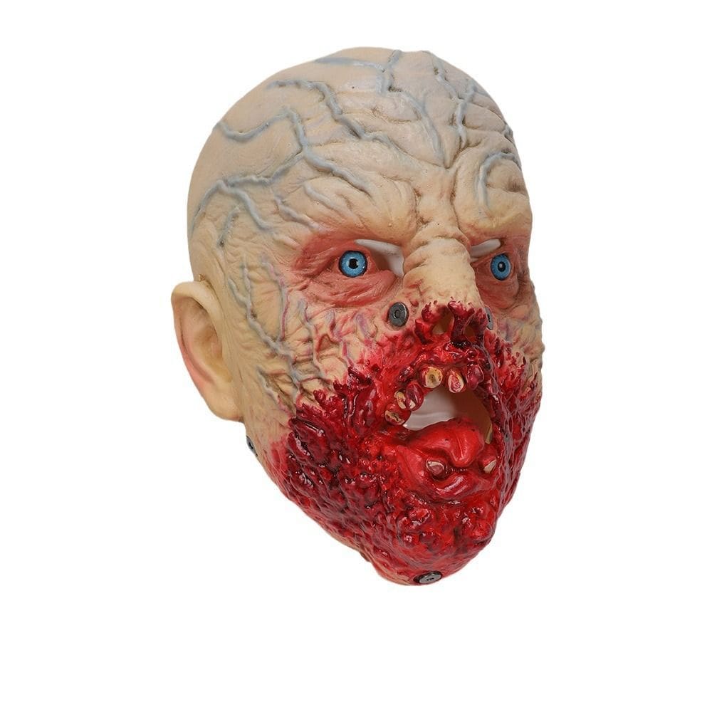 Máscara de caveira de zumbi transformadora para Halloween e cosplay