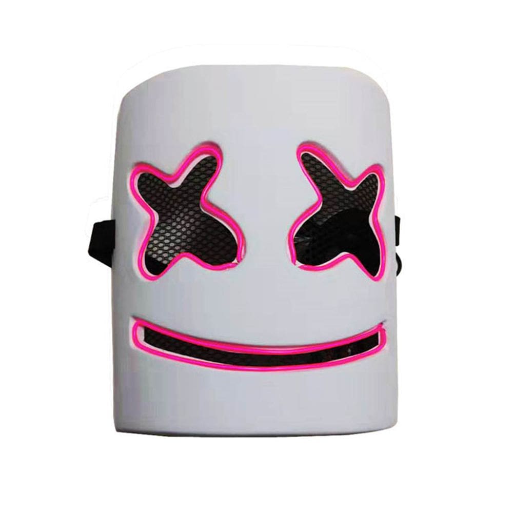 DJ Mask Marshmello para eventos de EDM, cosplay e Halloween