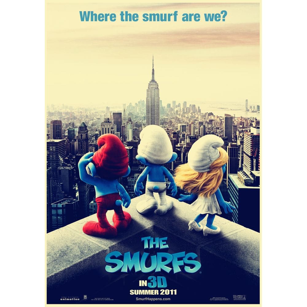 Pôster de desenho animado retrô dos anos 70-80 30x42cm, arte de parede sem moldura