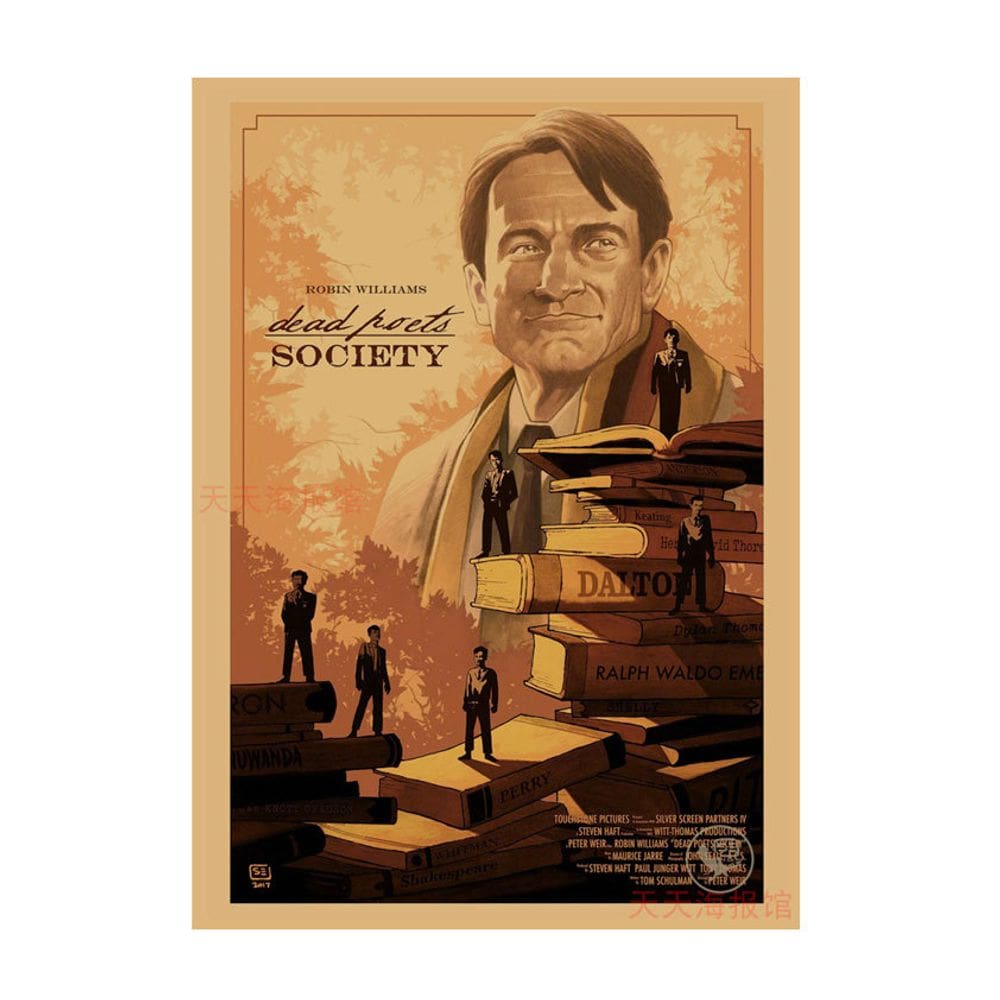 Pôster com pintura Dead Poets Society Vintage 29,7x42cm