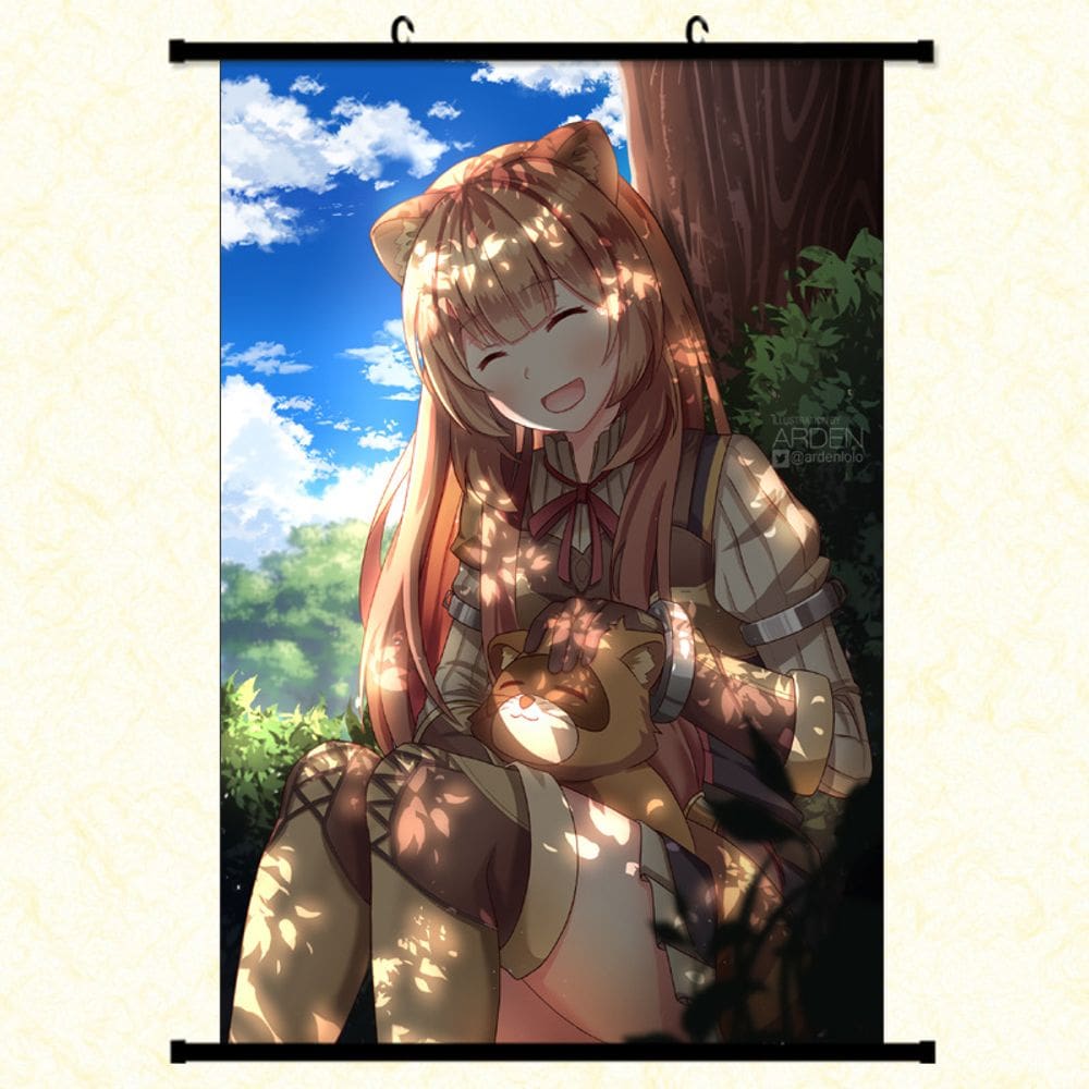 Pintura de parede Scroll The Rising of the Shield Hero Raphtalia