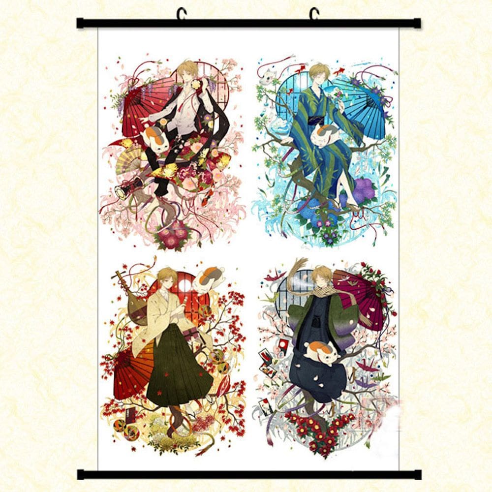 Pôster de arte de parede O livro dos amigos de Natsume Nyanko-sensei