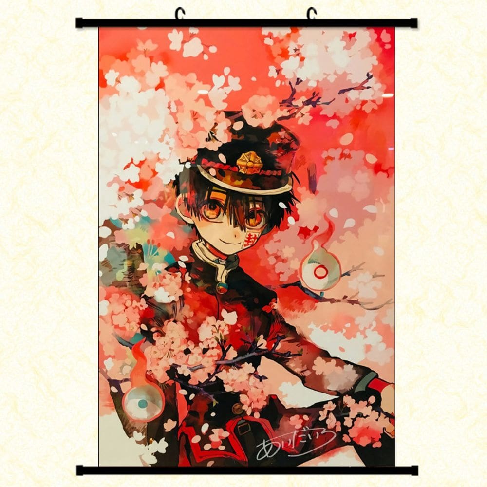 Pintura artística de parede Hanako Kun Picture 40x60cm Anime Scroll