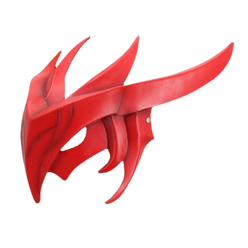 Máscara facial League of Legends Yone Red Demon Warrior Resin