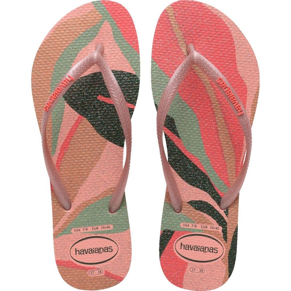 Chinelo Dedo Casual Feminino Borracha Havaianas Slim Palette Glow