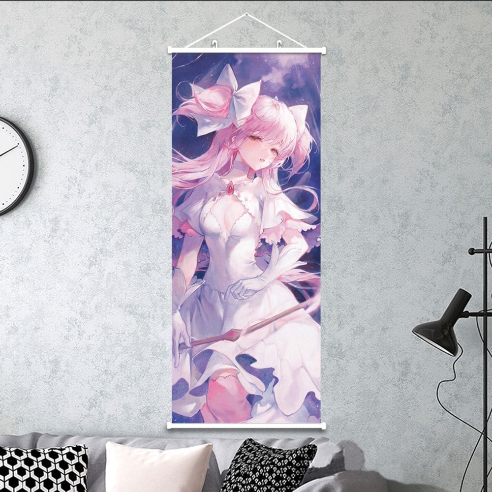 Quadro de pintura de parede Madoka Magica Kaname Madoka 30x75cm