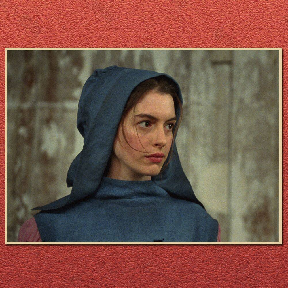 Pôster Les Misérables, pintura vintage em ferro, 20x30cm