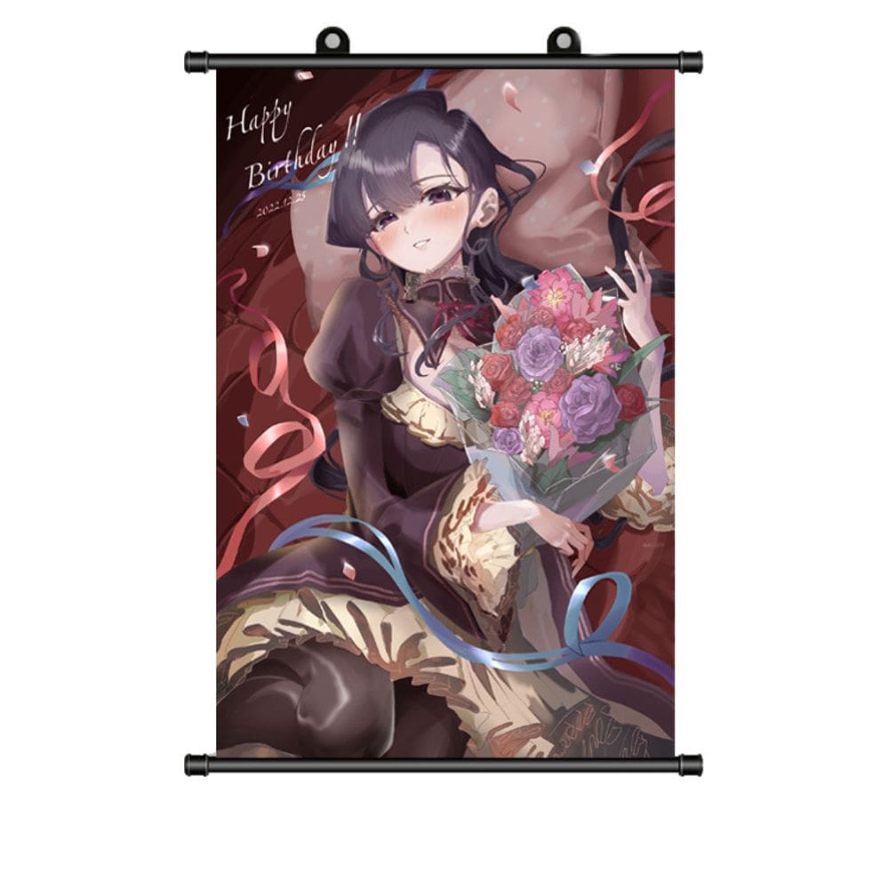 Imagem em tela de arte de parede Komi Can`t Communicate Anime 40x60cm