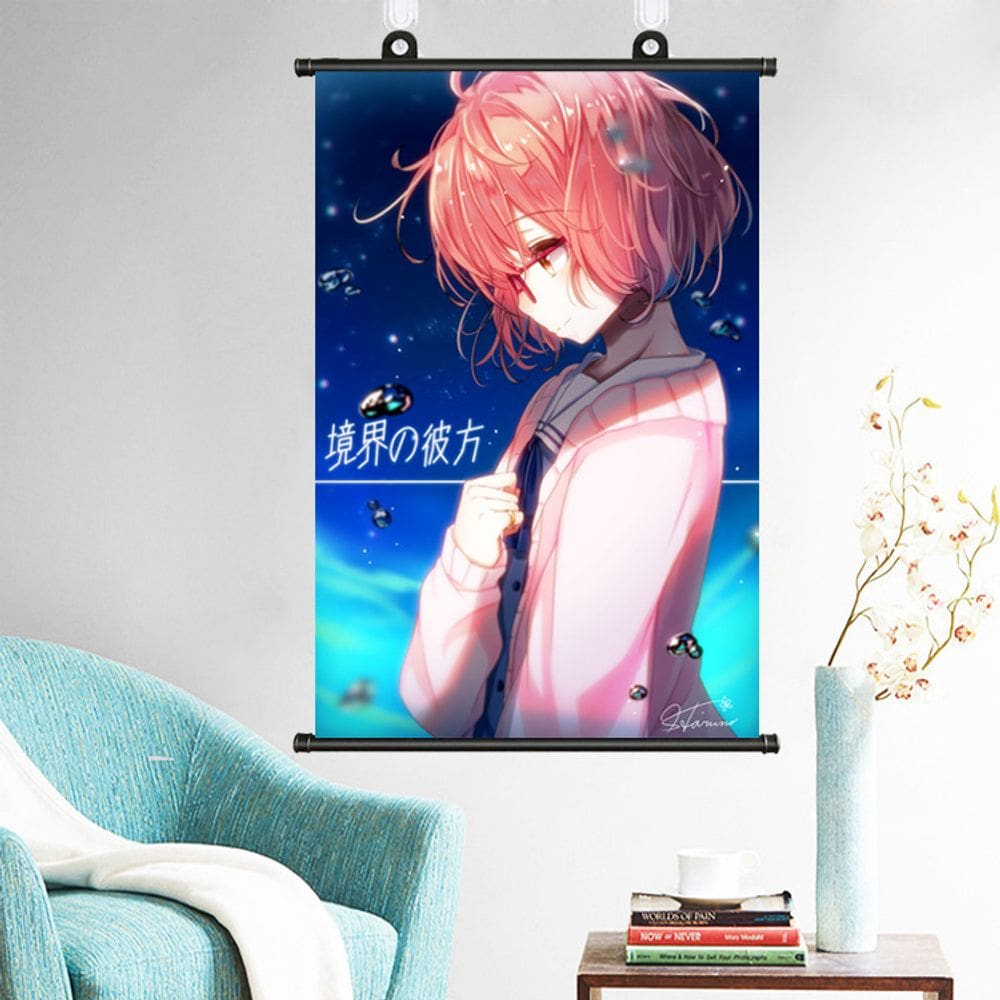 Arte de parede Beyond the Boundary Anime Kuriyama Mirai 40x60cm
