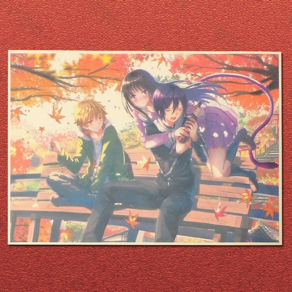 Pôster com impressão de arte de parede Noragami Anime 30x42cm sem moldura