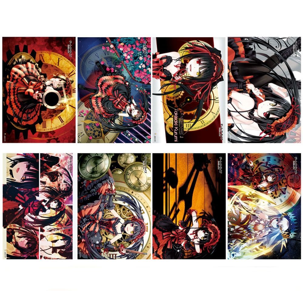 Poster Set Date A Live H199 8 peças de pintura de arte de anime 20x30cm