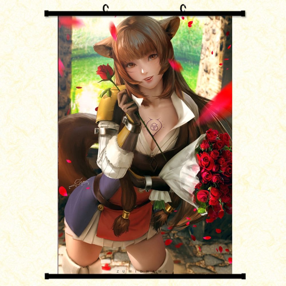 Pintura de parede Scroll The Rising of the Shield Hero Raphtalia