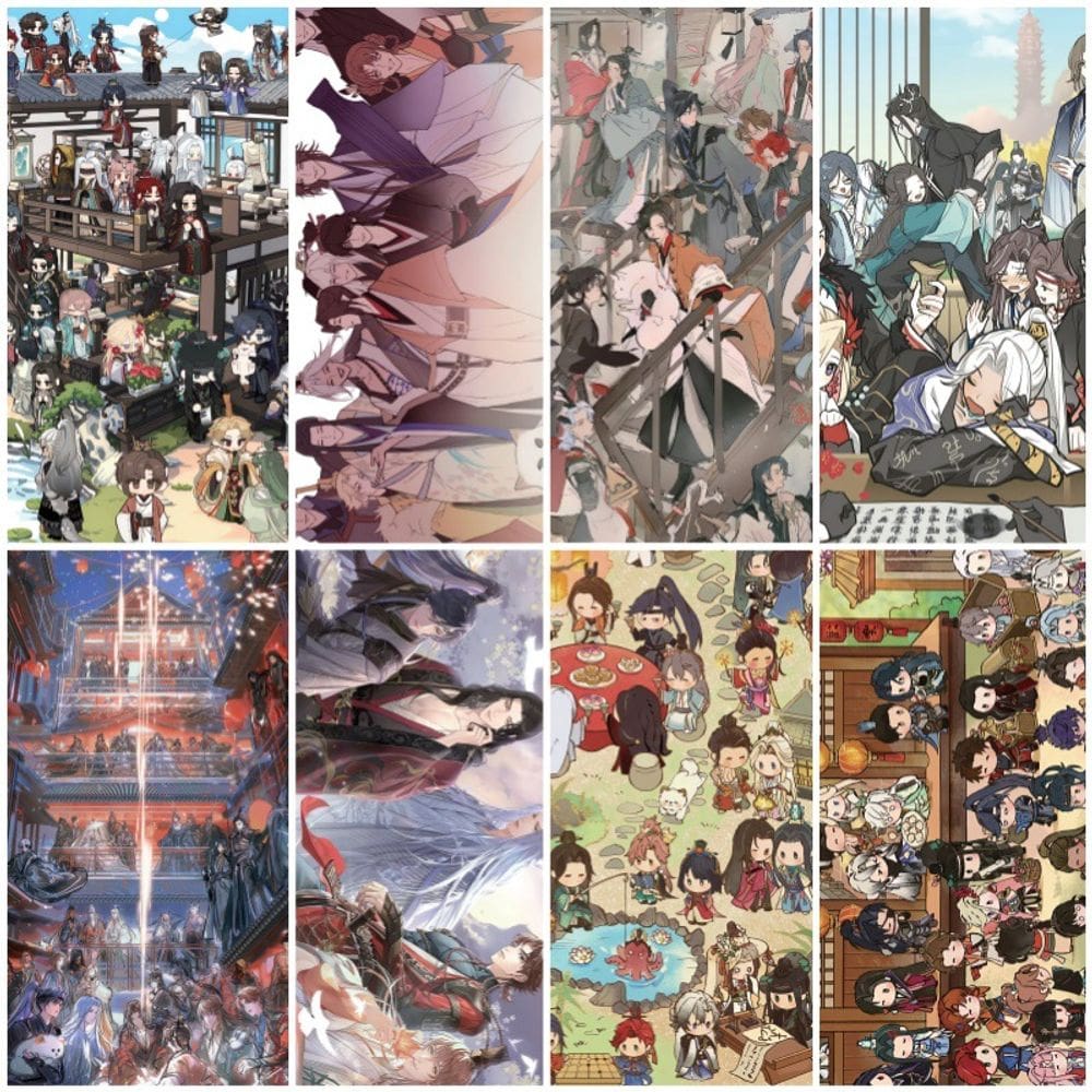 Conjunto de pôsteres Code Falcon, 8 peças de impressões de arte de parede sem moldura, 20 x 30 cm