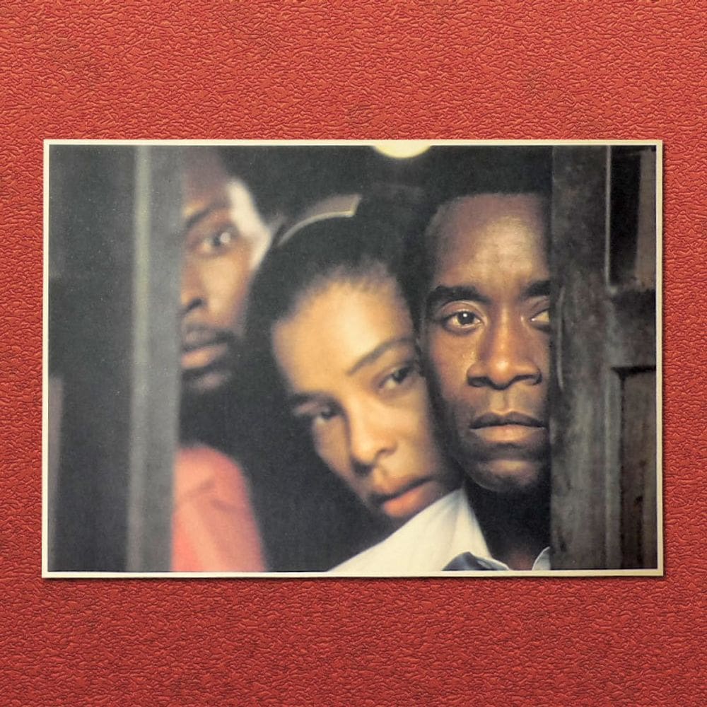 Poster Hotel Rwanda Arte de parede vintage 20x30cm Pintura em ferro