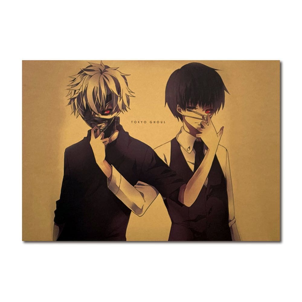 Pôster Tokyo Ghoul Retro Paper 51,5x36cm sem moldura