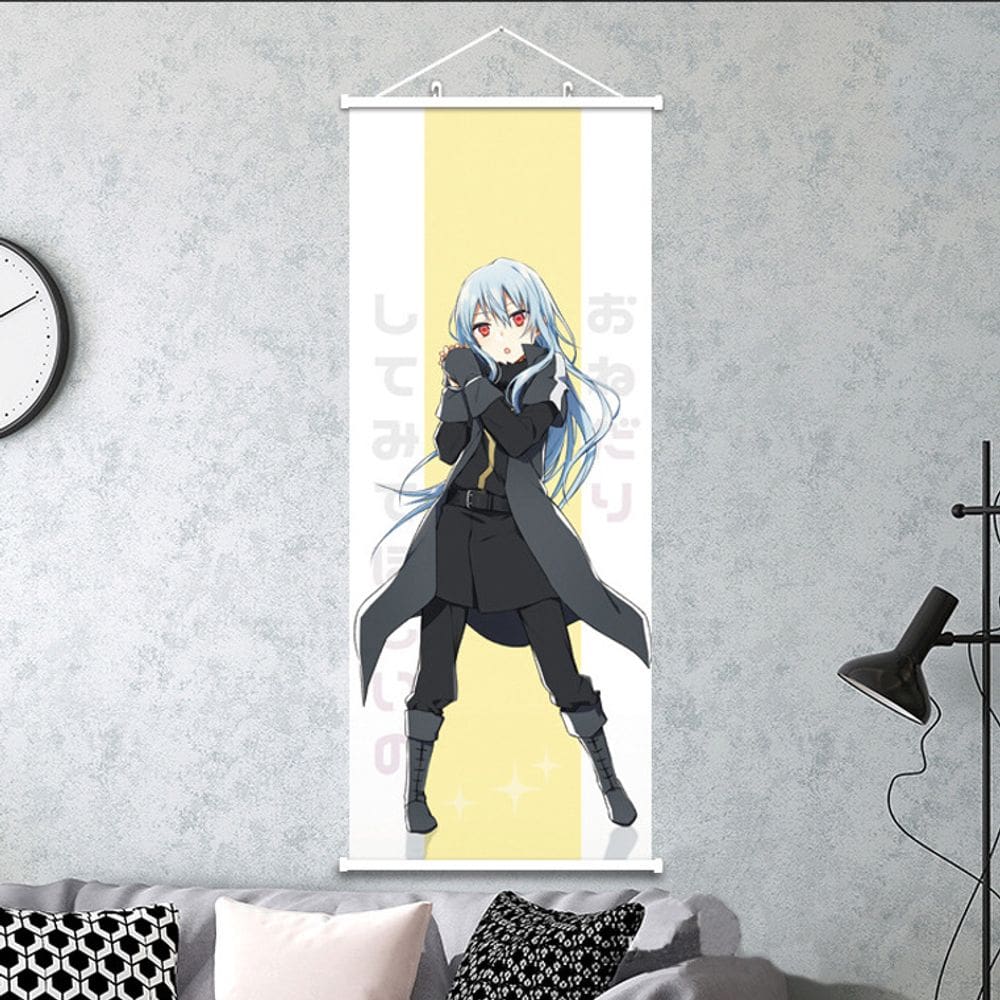 Quadro de pintura de parede Rimuru Tempest Anime 30x75cm