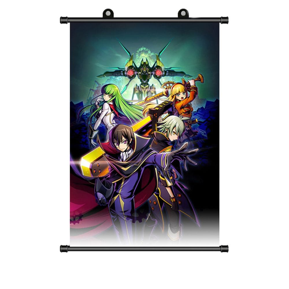 Pôster de arte de parede Code Geass Anime Lelouch and C.C. 40x60cm