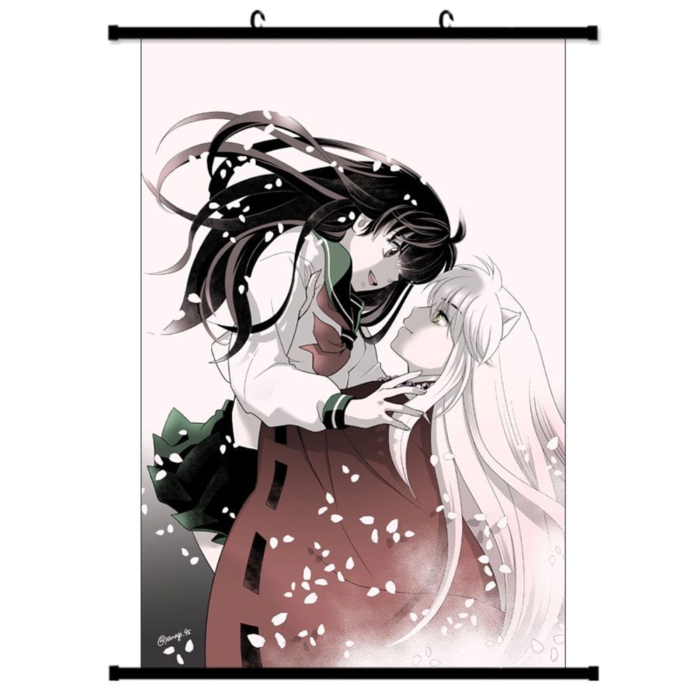 Pôster de pintura de parede Inuyasha Anime Scroll 40x60cm
