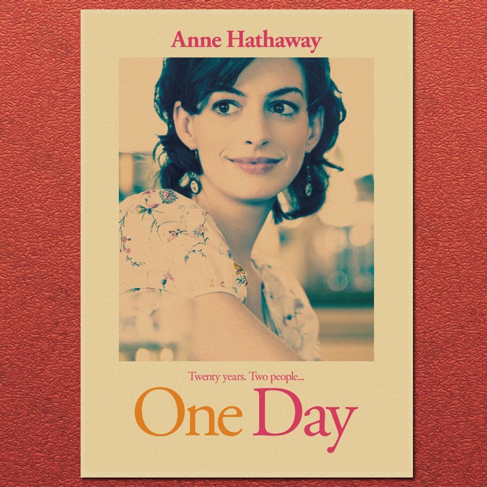 Pôster One Day Vintage Art Print 20x30cm de ferro para decoração de casa