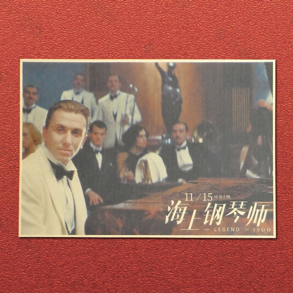 Pintura em cartaz A lenda da arte cinematográfica de 1900 46x16 cm