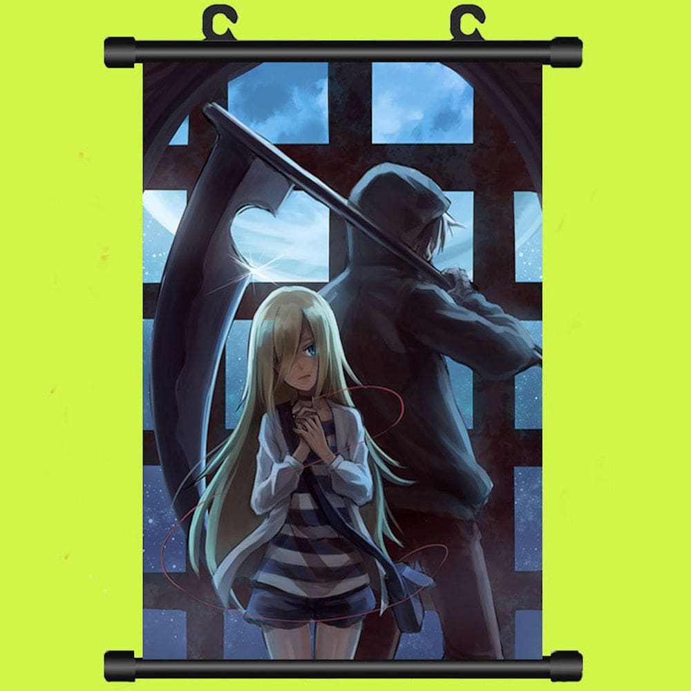 Arte de parede de pôster de anime Angels of Death Reijirou e Zack