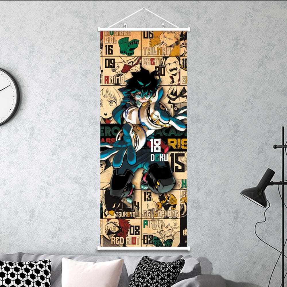 Pintura artística de parede My Hero Academia Anime Picture 30x75cm