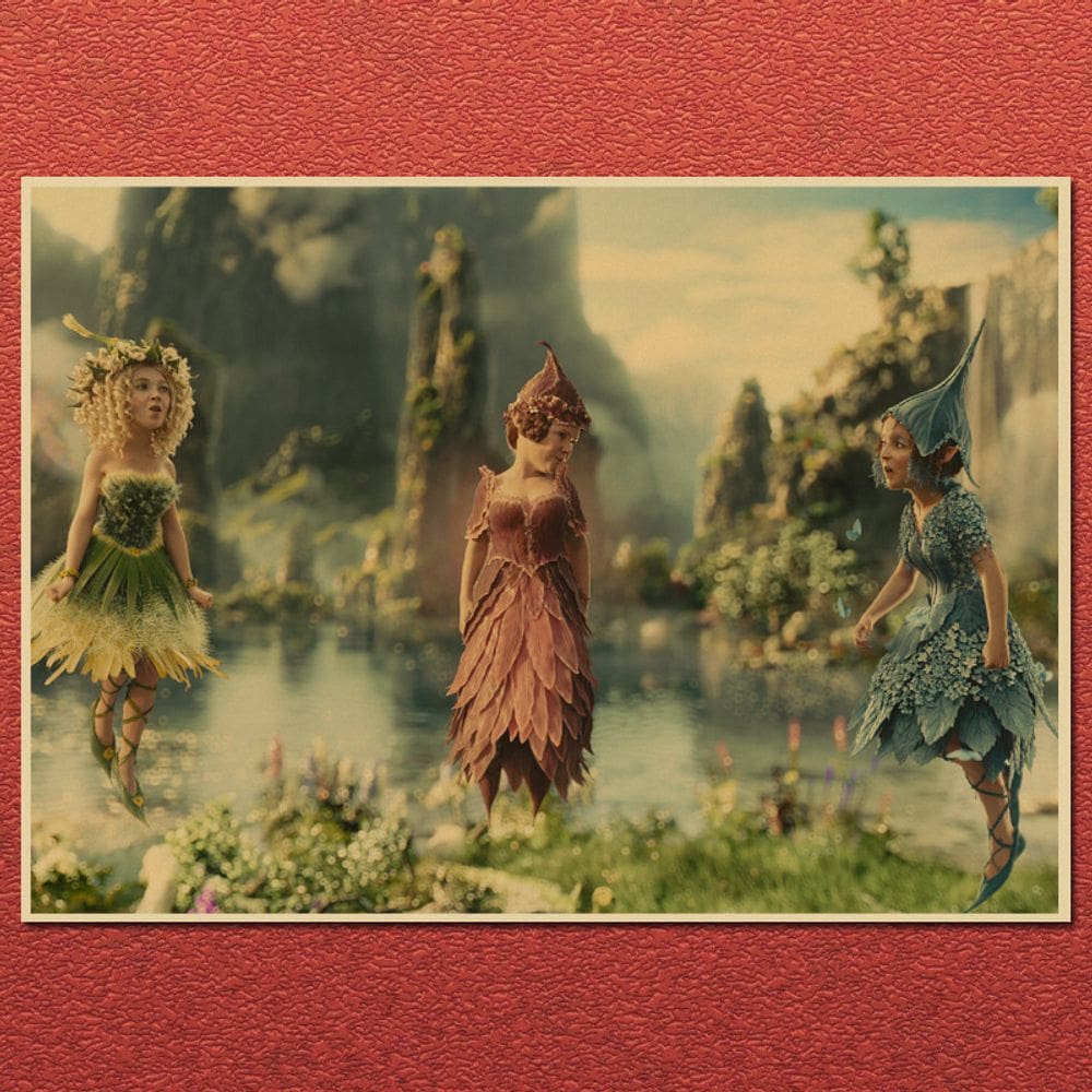 Pôster Enchanted Forest Fairy Magical Nature Art 42x30cm