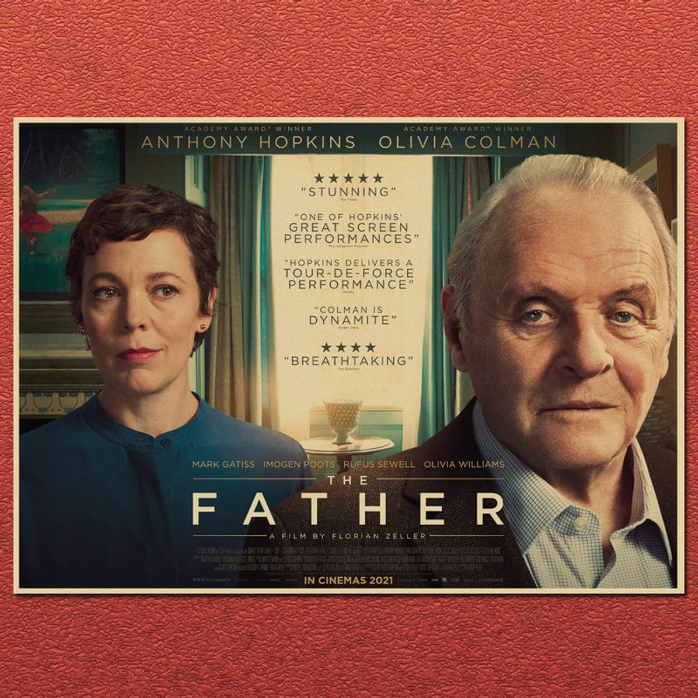 Pôster The Father Movie Impressão artística vintage 20x30cm em ferro