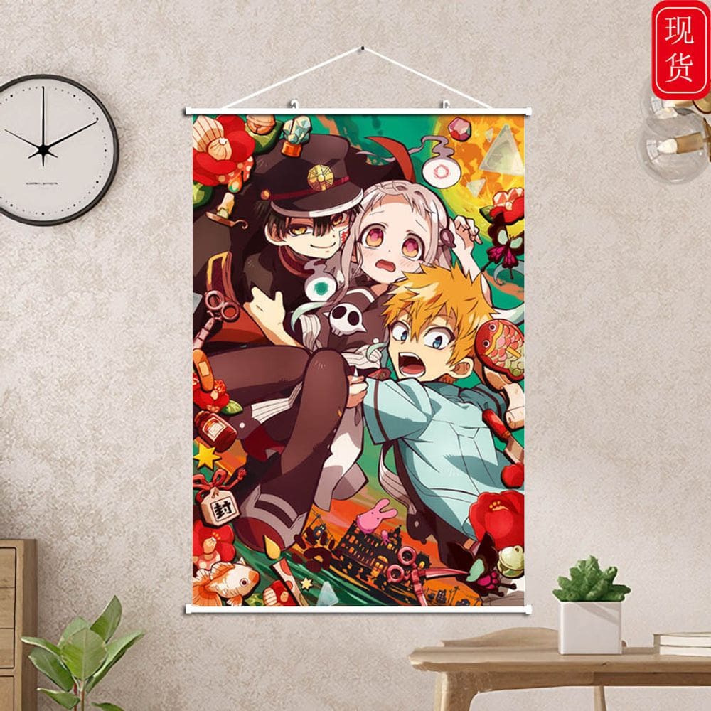 Pintura de parede, pintura, pintura, encadernada ao banheiro, Hanako kun Anime