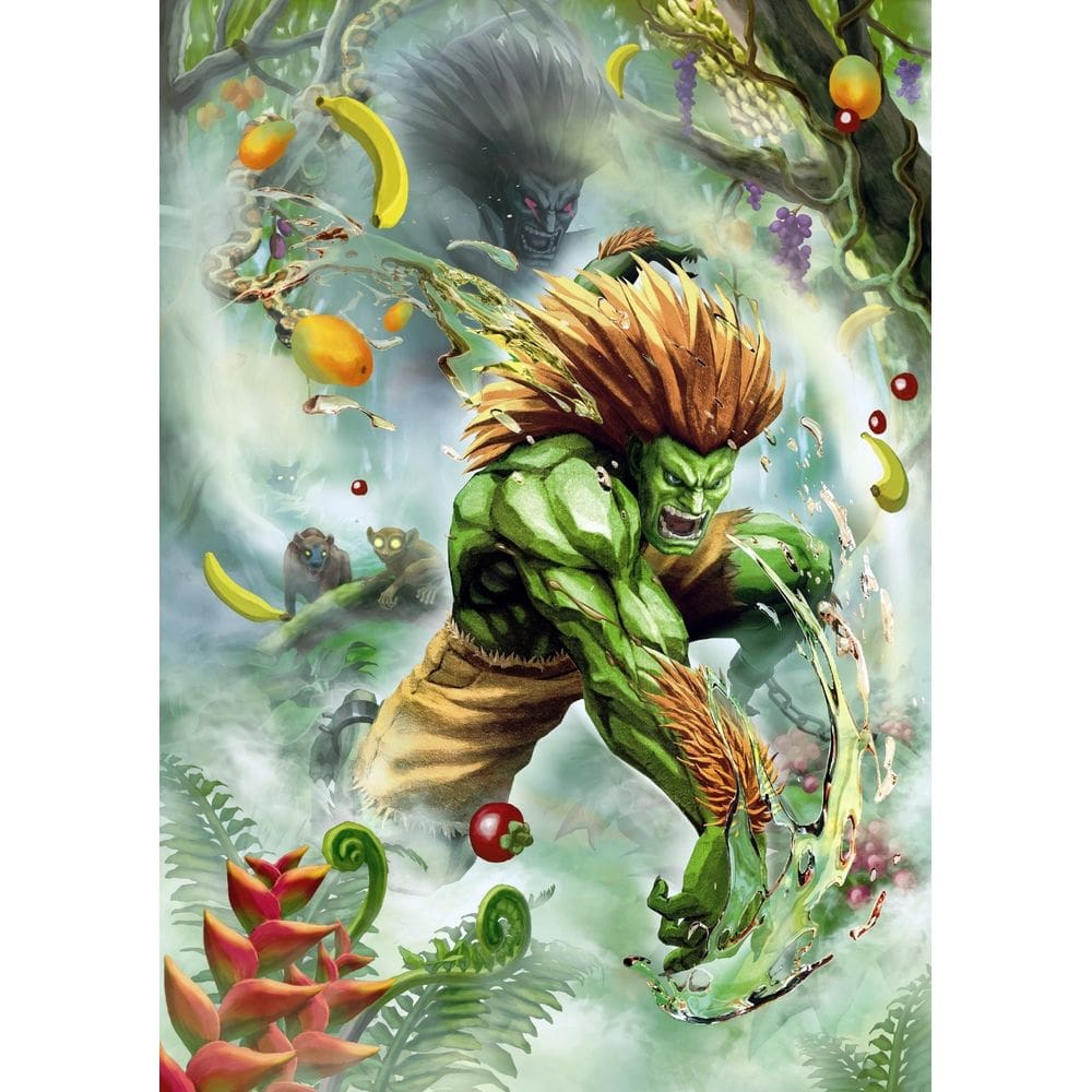 Poster Fighting Game Blanka Action Art Print 20x30cm, ferro
