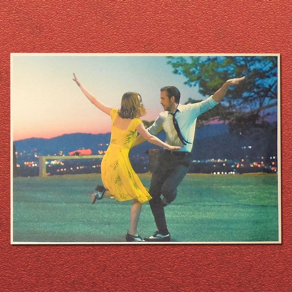 Pôster do filme La La Land Emma Stone Ryan Gosling 42x30cm