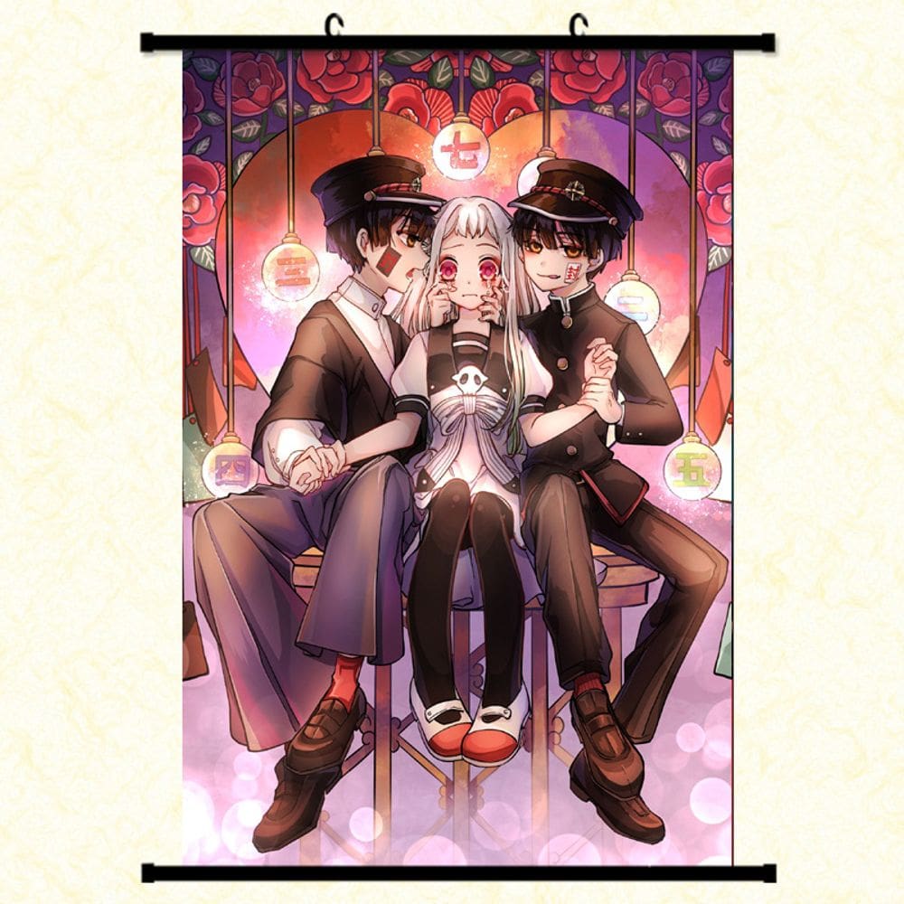 Pôster em espiral de pintura de parede Hanako kun 40x60cm