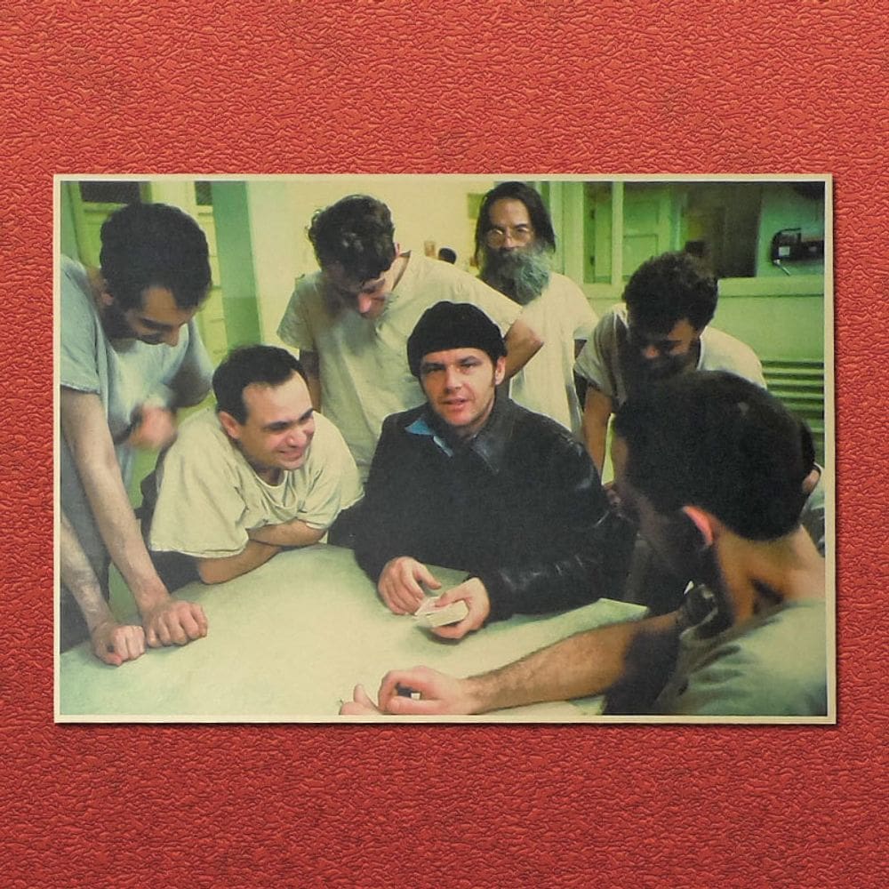 Pôster One Flew Over the Cuckoo`s Nest Jack Nicholson Art