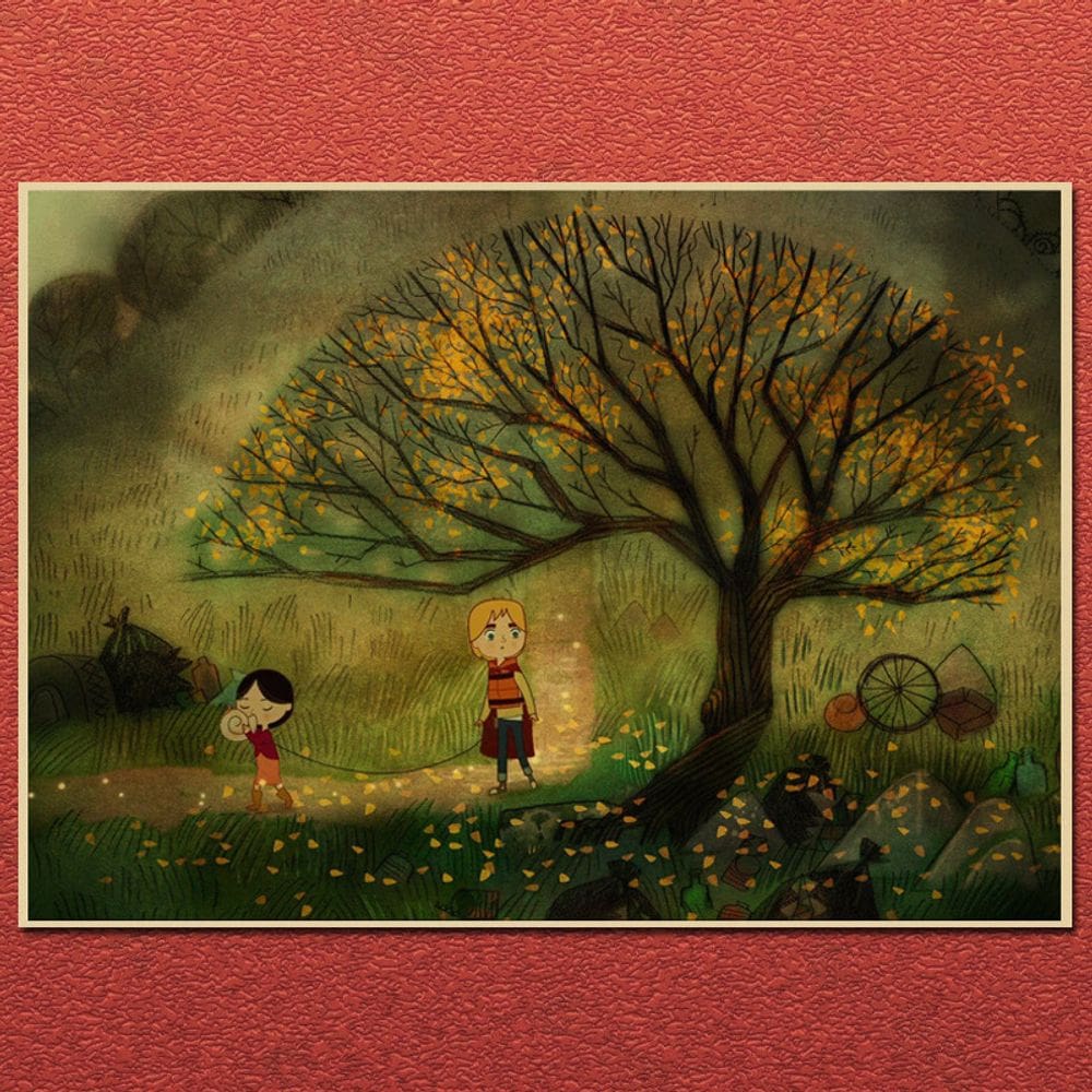 Pôster Animação da Memória da Infância da Canção do Mar 42x30cm