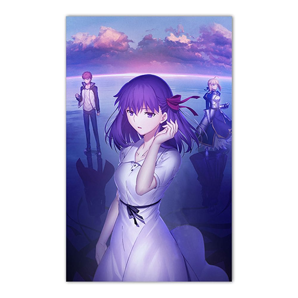 Pintura em pôster Fate Anime Saber Sakura 40x60cm Arte de parede