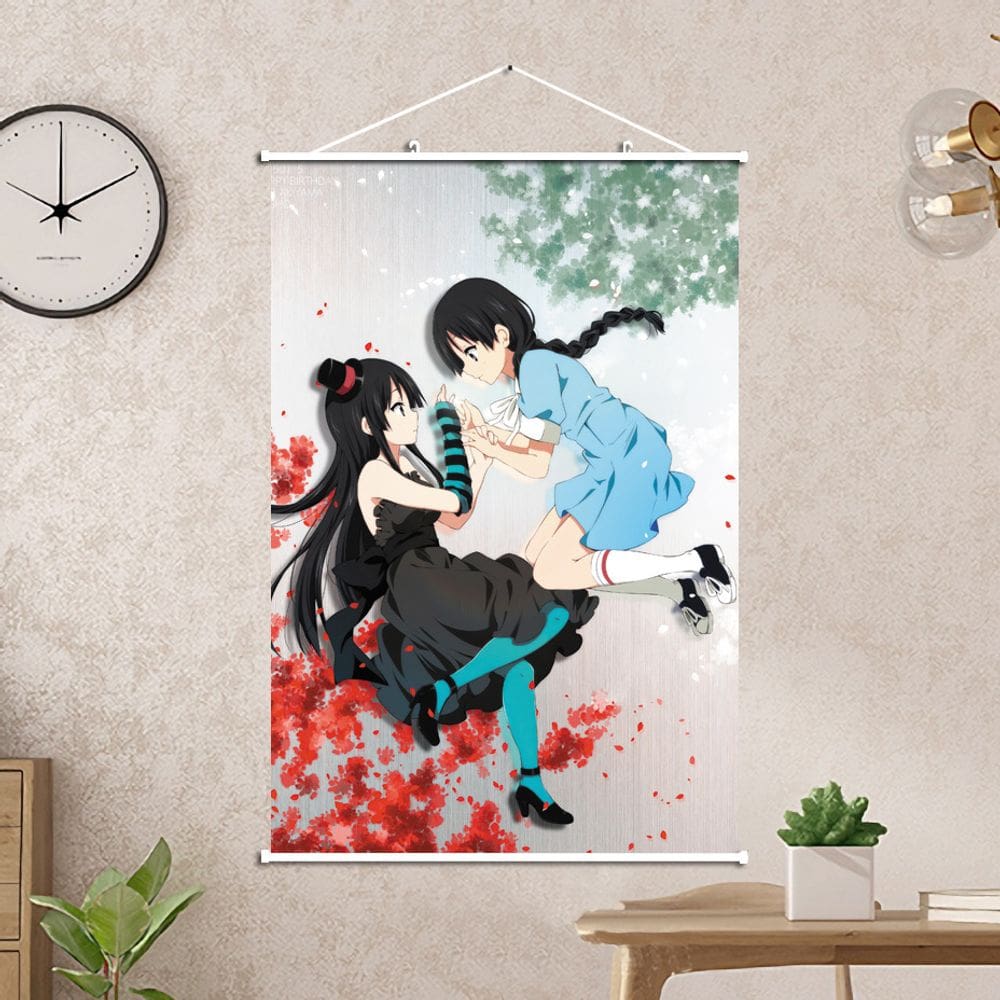 Pintura de arte de parede K-ON! Tecido Yui Hirasawa Anime 40x60cm