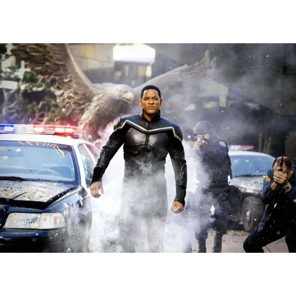 Pôster Hancock Movie Will Smith 30x30cm Impressão artística em ferro