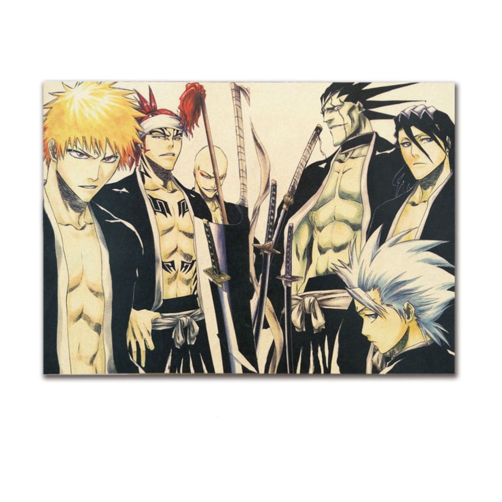 Pôster Bleach Vintage Kraft Paper Anime 51,5x36cm