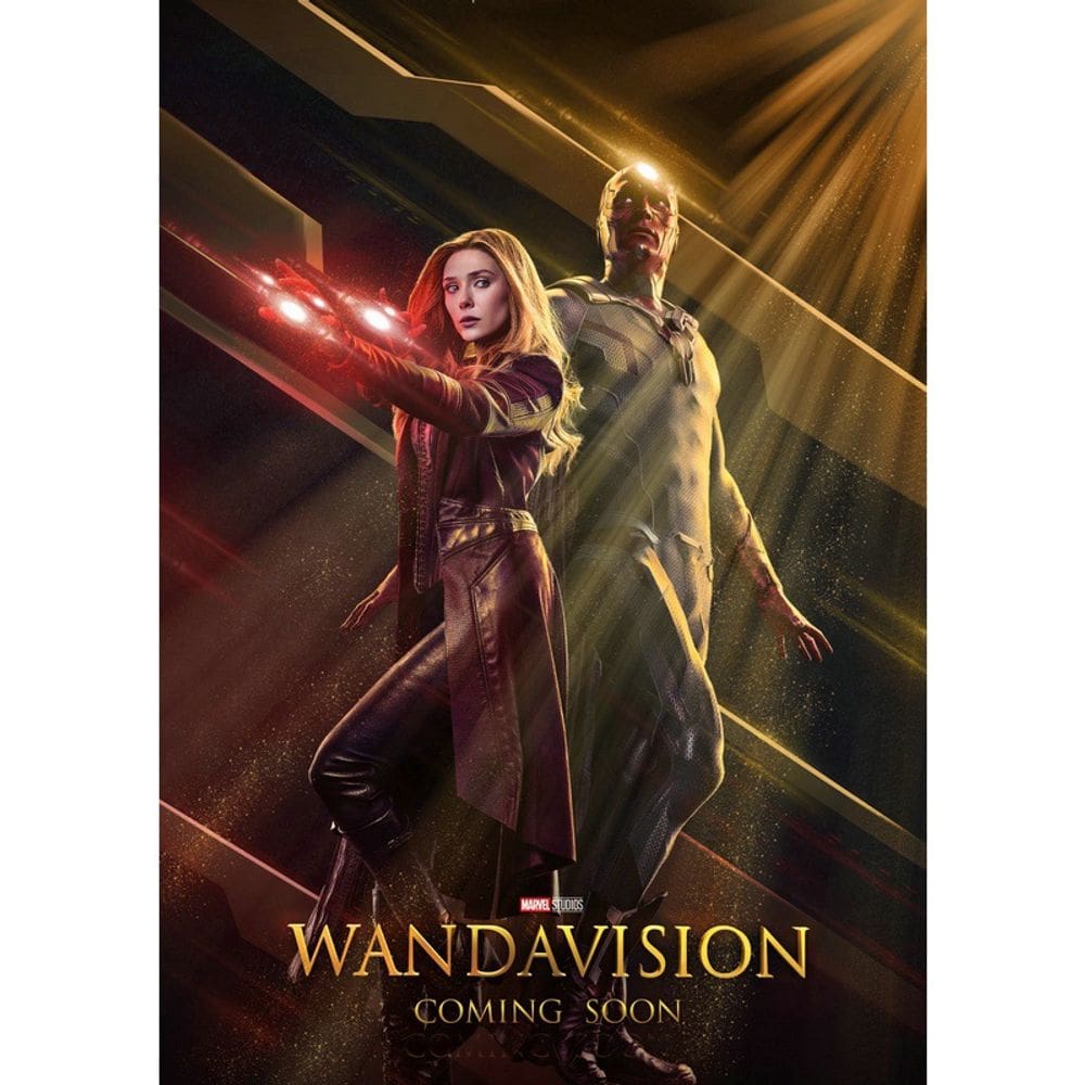Pôster, pintura, impressão artística, série de TV Wanda and Vision, 30x42cm