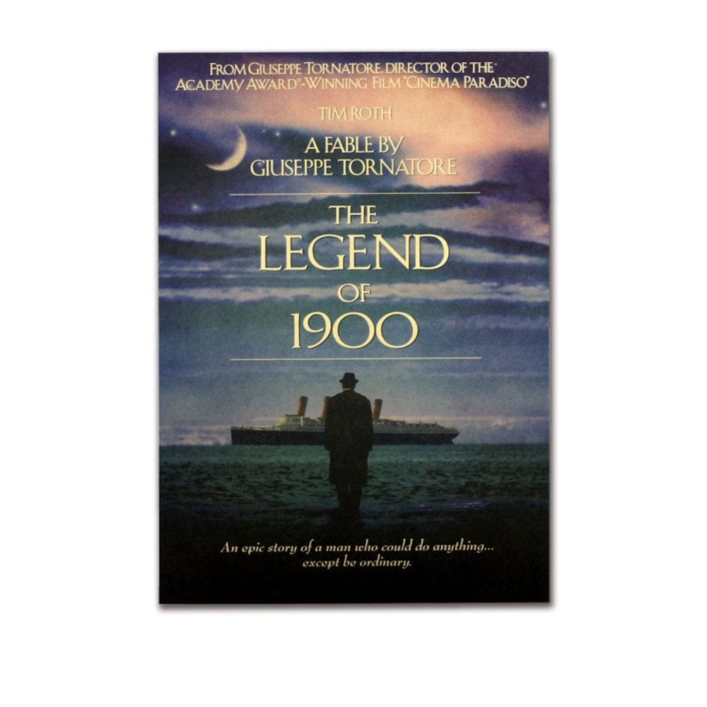 Pôster Vintage Kraft Paper A Lenda do Filme de 1900 51,5x36cm